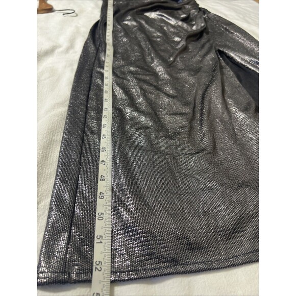 Eliza J Metallic Black Maxi Dress - Picture 9 of 16